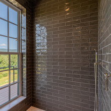 luxury tiled shower